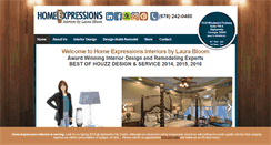 Desktop Screenshot of homeexpressionsinteriors.com